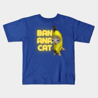 Banana Cat Meme Kids T-Shirt